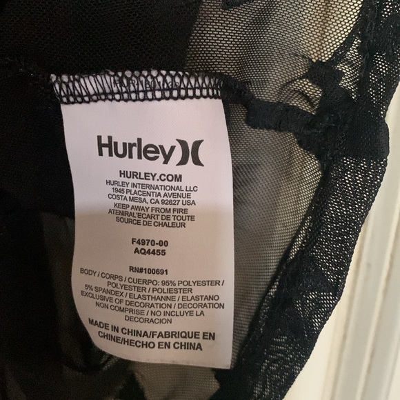 HURLEY SHEER MESH LOGO T-SHIRT - Picture 4 of 8